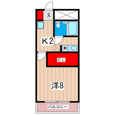 メゾンALCの物件間取画像